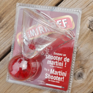 Rare Smirnoff Martini Shooter Glass NIP